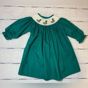Fall Mallard Duck Dress 12m